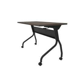 Contemporary Mobile Flip Top Table
