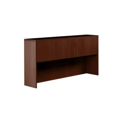 Contemporary Overhead Desk Hutch with Doors - 71