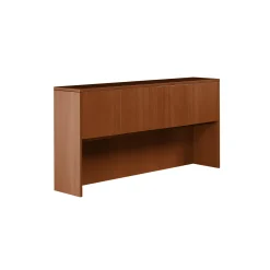 Contemporary Overhead Desk Hutch with Doors - 71
