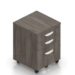 Contemporary Three Drawer Mobile File Pedestal - 16