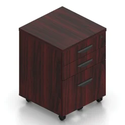 Contemporary Three Drawer Mobile File Pedestal - 16