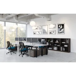Contemporary Three-Shelf Bookcase - 48