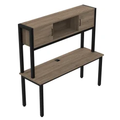 Cortez 72” Credenza Desk w/ Hutch - 72"W x 24"D