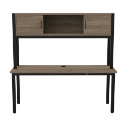 Cortez 72” Credenza Desk w/ Hutch - 72"W x 24"D