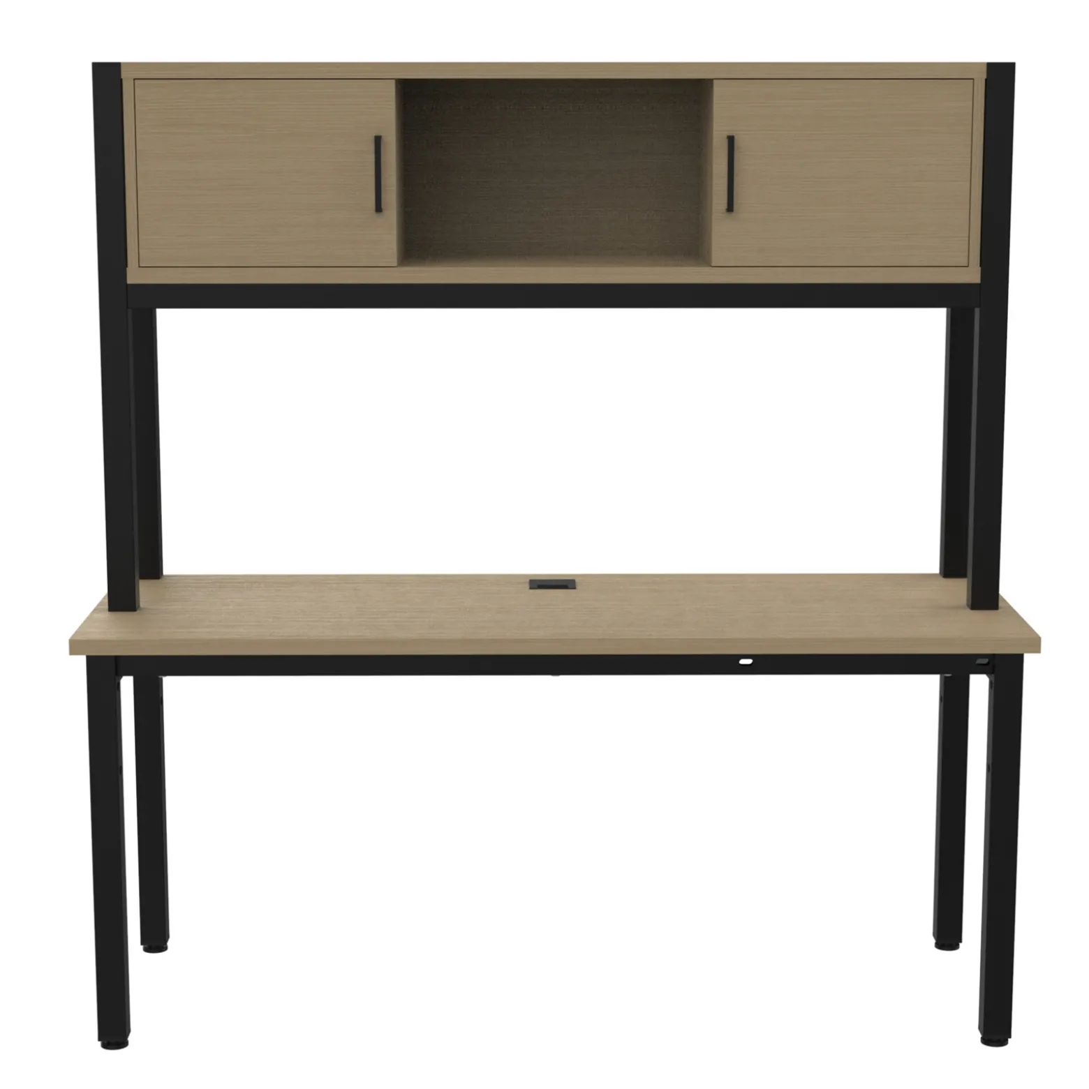 Cortez 66” Credenza Desk w/ Hutch