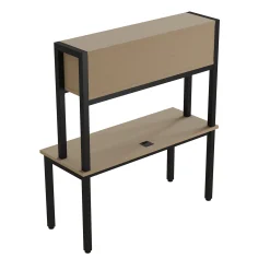 Cortez 60” Credenza Desk w/ Hutch - 60