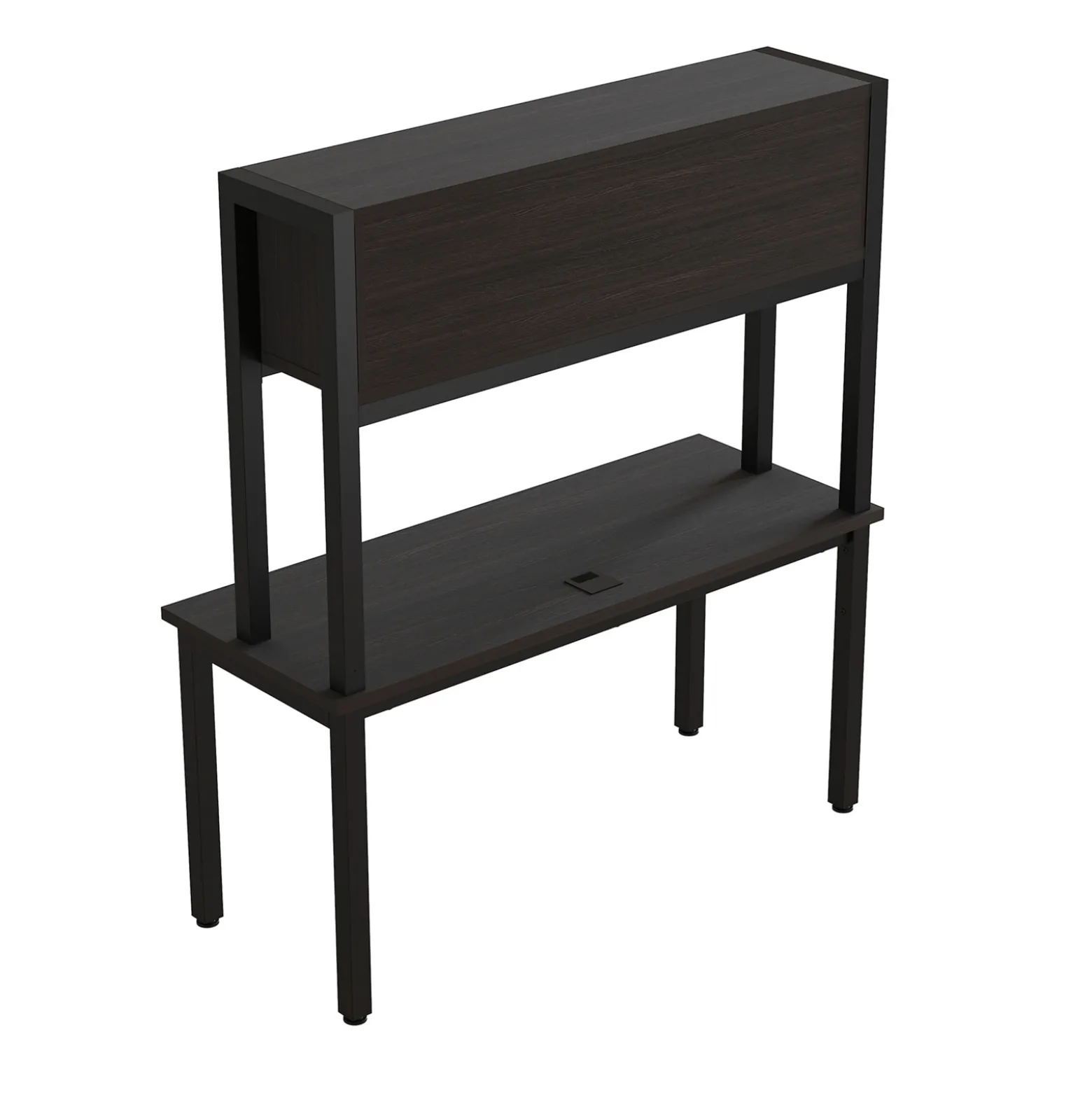 Cortez 60” Credenza Desk w/ Hutch - 60"Wx24"D