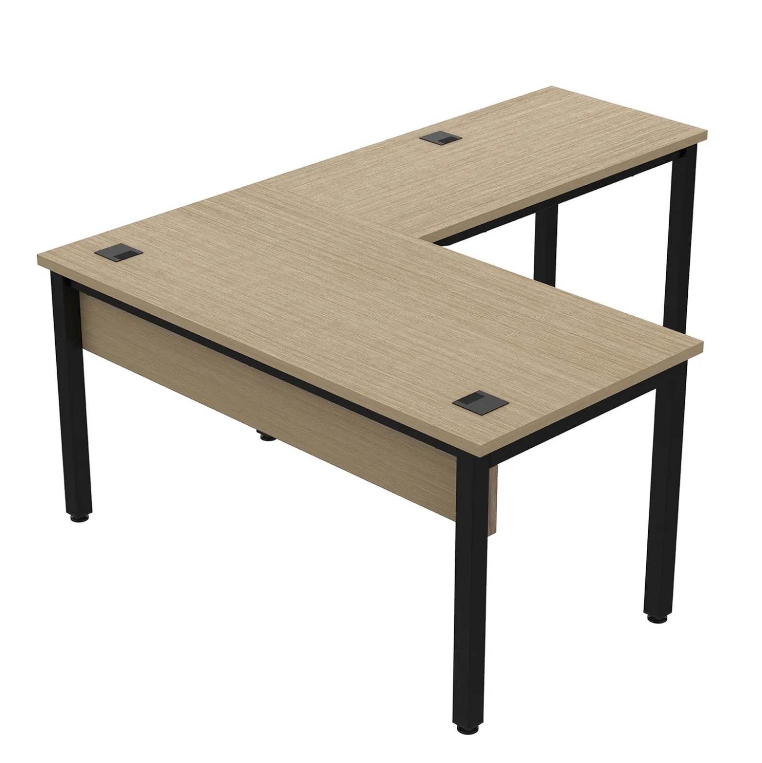 Cortez 60” Executive L-Desk w/ Reversible Return - 60"Wx77"D