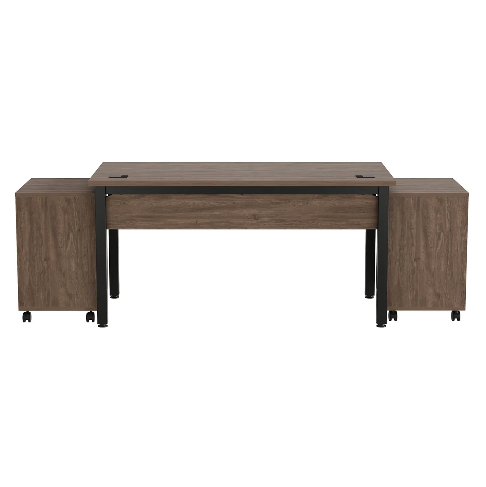 Cortez 60” Table Desk and Mobile Pedestals Set