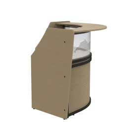 Cortez Angled Reception Desk Add-On - 74.1