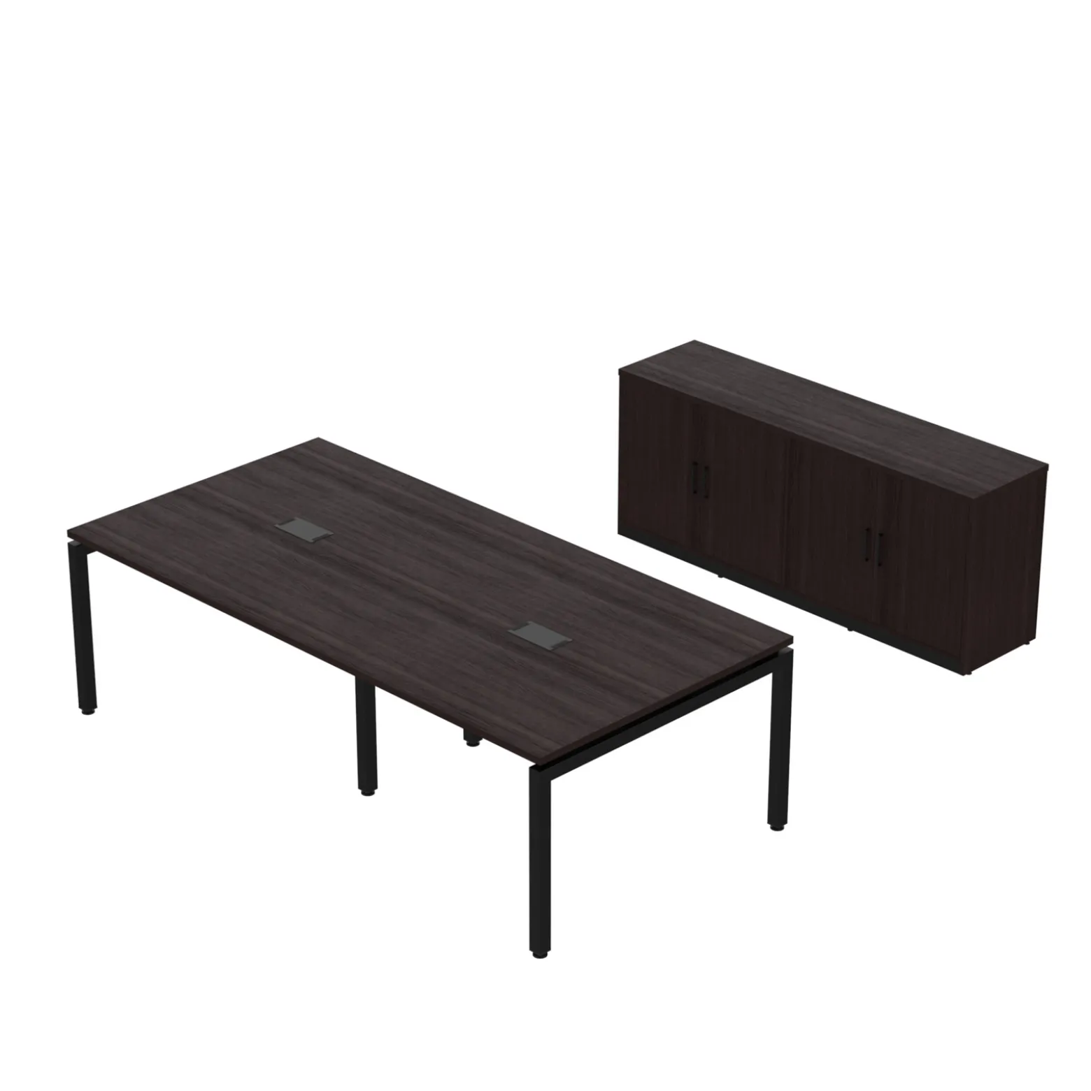 Cortez 8-ft. Conference Room and Storage Set