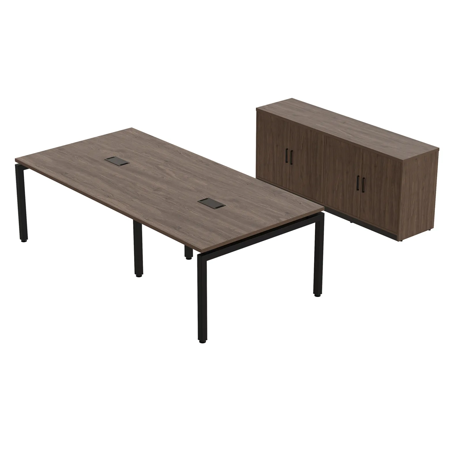 Cortez 8-ft. Conference Room and Storage Set