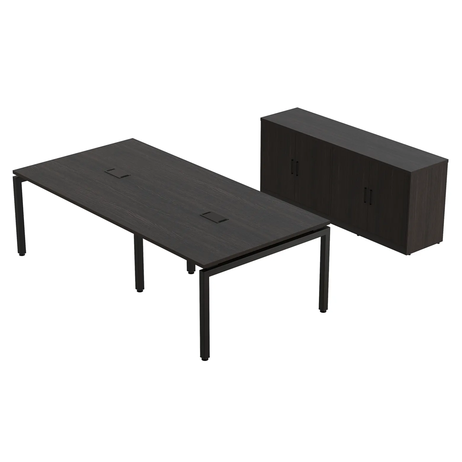 Cortez 8-ft. Conference Room and Storage Set