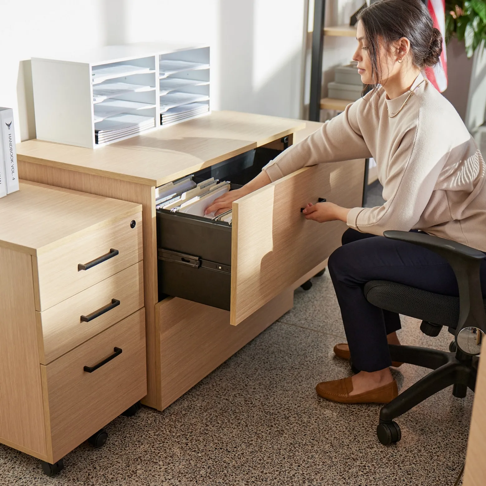 Cortez Two Drawer Lateral File - 35"W