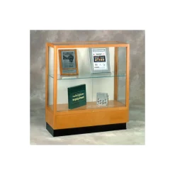 Counter Height Classic Display Case with Fabric Backing