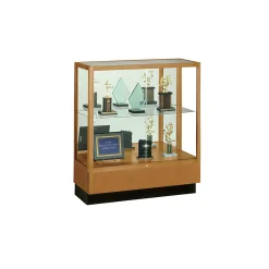 Counter Height Classic Display Case with Mirror Backing
