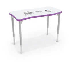 Creator Rectangle ADA Desk w/ Dry Erase Top 40”W x 20”D