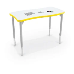 Creator Rectangle ADA Desk w/ Dry Erase Top 40”W x 20”D
