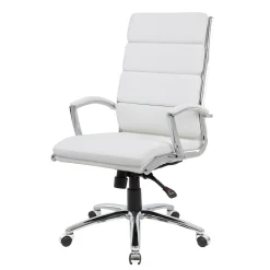 Crofton Faux Leather High Back Office Chair with Adjustable Seat and Tilt
