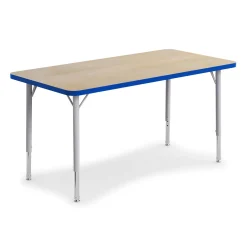 Curriculum Height Adjustable Rectangular Activity Table