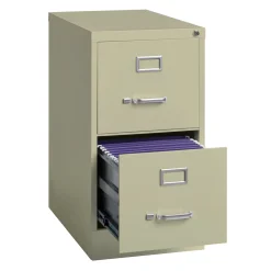 22"D Two Drawer Letter Vertical File