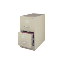 25"D Two Drawer Letter Vertical File