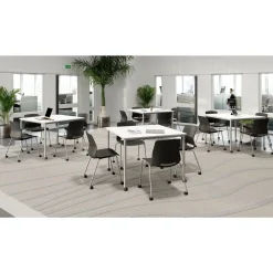 Dailey Table with Casters - 42"Wx42"D