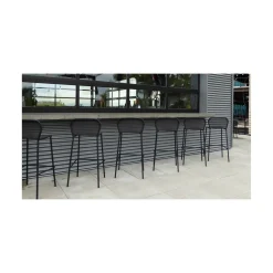 Darwin Steel Stacking Outdoor Barstool