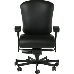 Dauerhaft 24/7 Faux Leather Chair with Pivot Arms
