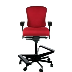 Dauerhaft 24/7 Two-Step Fabric Stool with Pivot Arms - 21