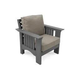 Deep Seat Cushion Chair w/Arms