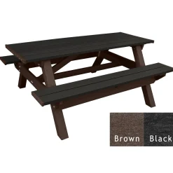 Deluxe Recycled Plastic Picnic Table - 72