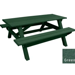 Deluxe Recycled Plastic Picnic Table - 72