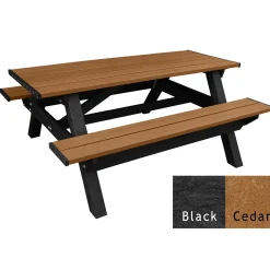 Deluxe Recycled Plastic Picnic Table - 72