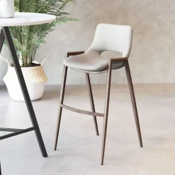 Desi Upholstered Barstool - Set of Two