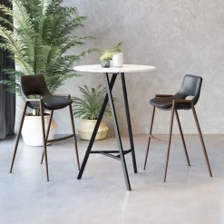 Desi Upholstered Barstool - Set of Two