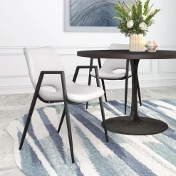 Desi Upholstered Dining Chair - Set of Two