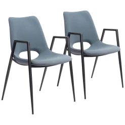 Desi Upholstered Dining Chair - Set of Two