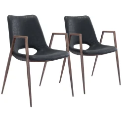 Desi Upholstered Dining Chair - Set of Two