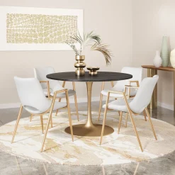 Desi Upholstered Dining Chair - Set of Two