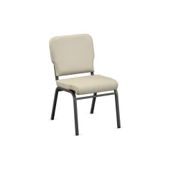 Designer Upholstery Armless Wingback Stack Chair