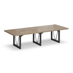 District 10' Conference Table with Power - 120"W x 48"D