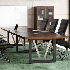 District 14' Conference Table - 166"W x 48"D