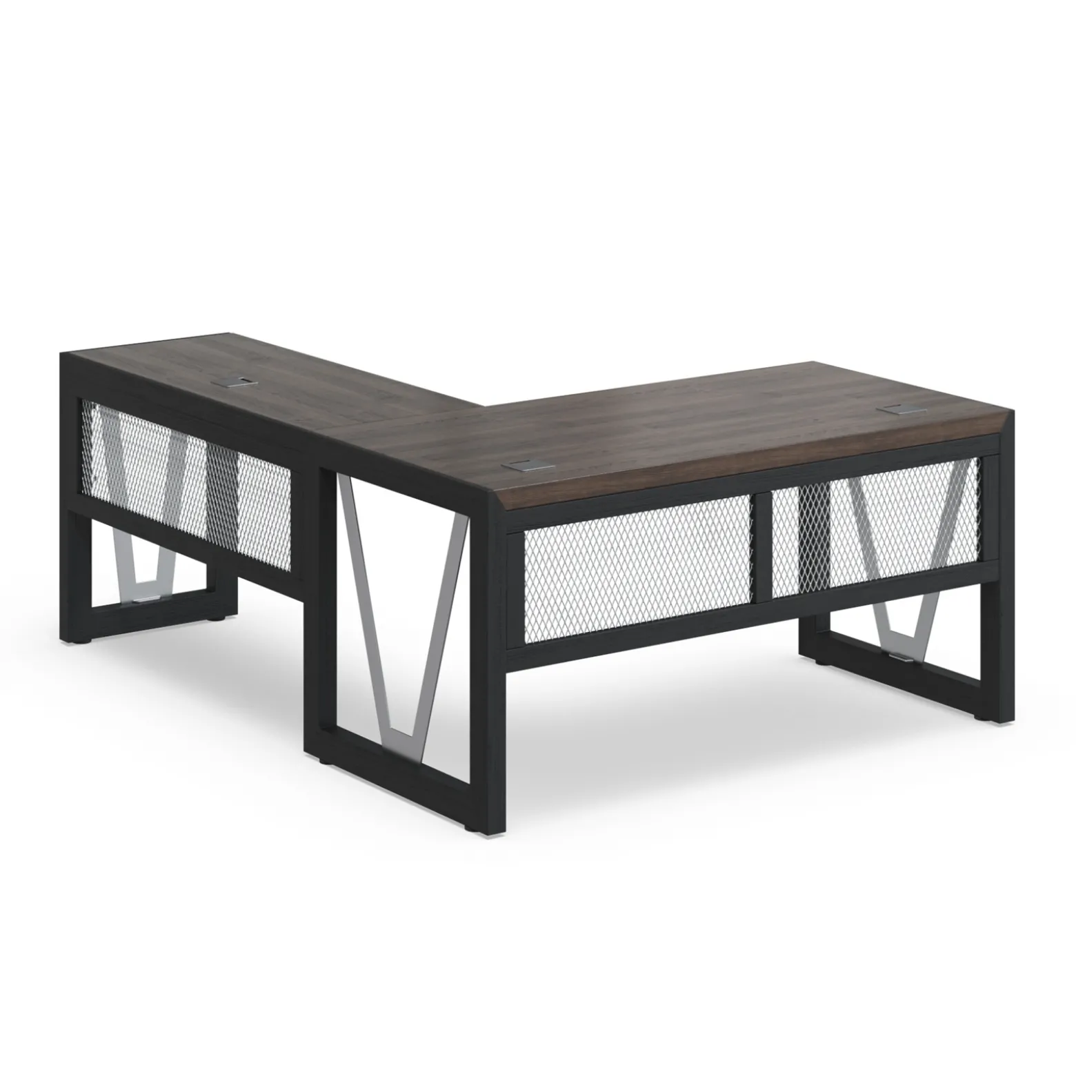 District L-Shaped Desk with Right Return - 60"W x 78"D