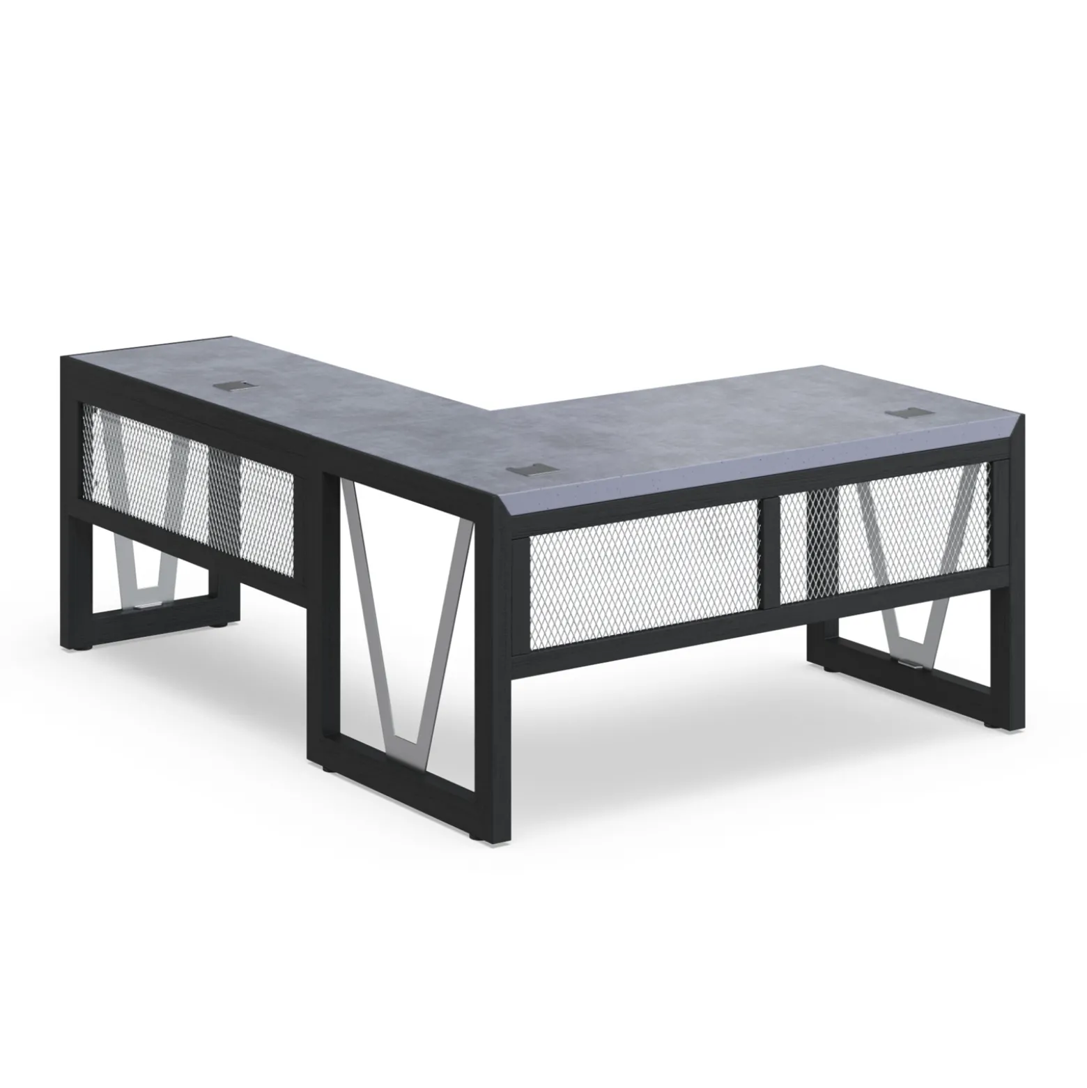 District L-Shaped Desk with Right Return - 60"W x 78"D