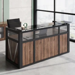 District Reception Desk - 87"W x 30"D
