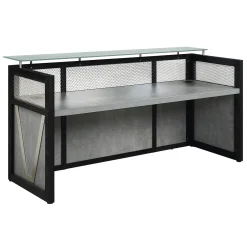 District Reception Desk with Power - 87