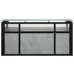 District Reception Desk with Power - 87