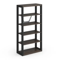 District 5-Shelf Bookcase - 36