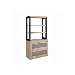 District 3-Shelf Bookcase - 36